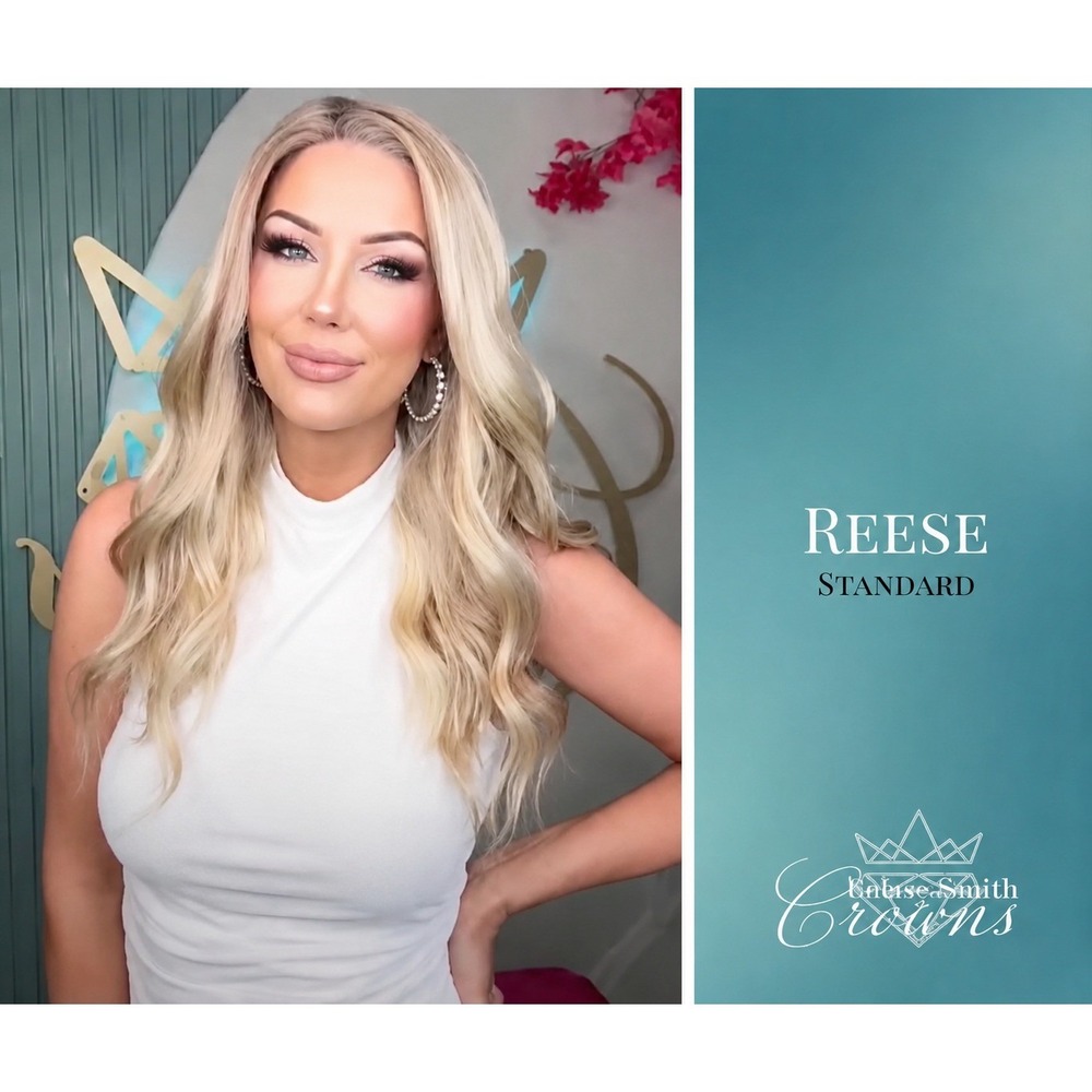 CSC - Reese Standard - Chelsey Smith Crowns - Long Blonde Wavy Lace Wig - Bangs